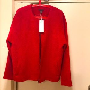 Eileen Fisher Xl size, red coat.